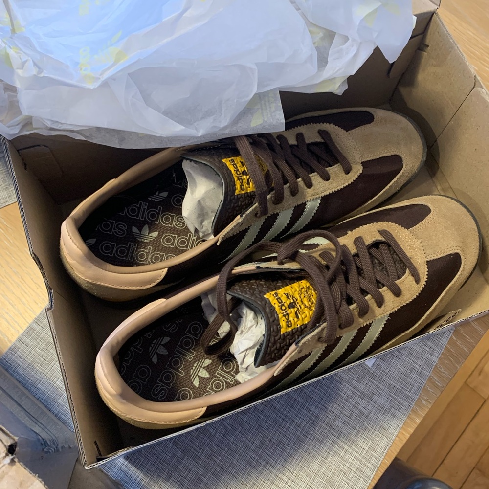 adidas SL 72 Men's Sneakers in Brown/Tan - Picture 6 of 6